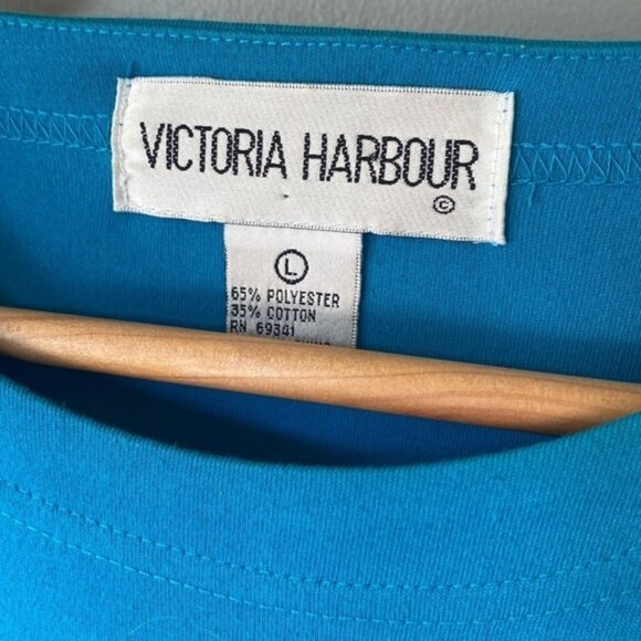 Vintage embroidered bedazzled, retro fish, T-shirt top - Picture 2 of 7